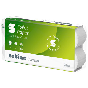 Toilettenpapier 3-lagig, Satino Comfort Recycling