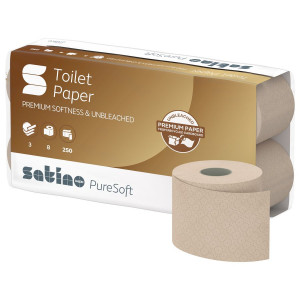 Toilettenpapier 3-lagig, Satino PureSoft